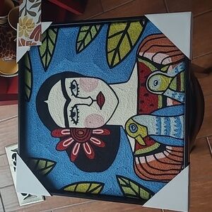 *Frida Kahlo Embroidered Wall Art